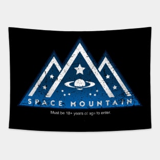 Space Mountain Tapestry