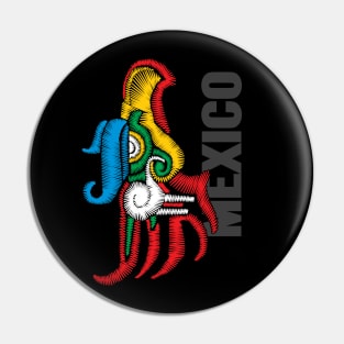 Echo en Mexico embroidery effect Pin