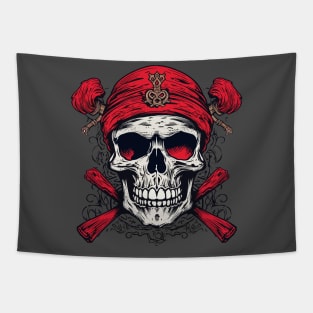 Pirate skull Tapestry