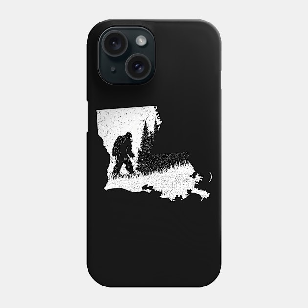 Louisiana Bigfoot Phone Case by Tesszero