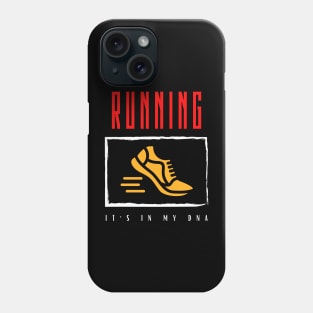 Running It's in my DNA Phone Case