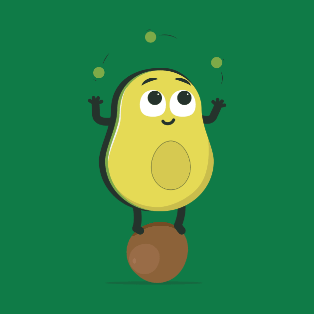 Avocado Juggler by El buen Gio