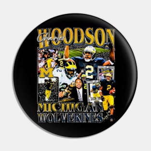 Charles Woodson Michigan Vintage Bootleg Pin