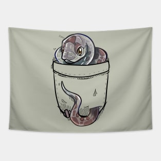 Pocket Cute Texas Rat Snake Tapestry