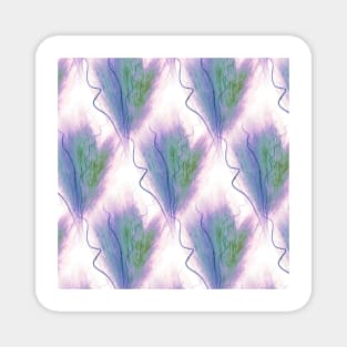 Purple Pampas Grass Watercolor Magnet