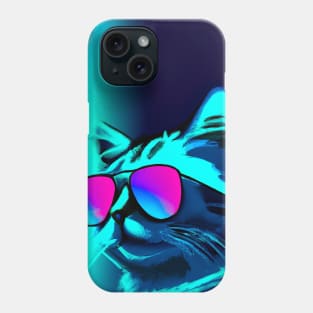 Cat with Sunglasses Phone Case