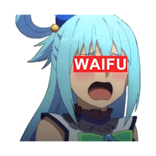 aqua konosuba waifu anime T-Shirt