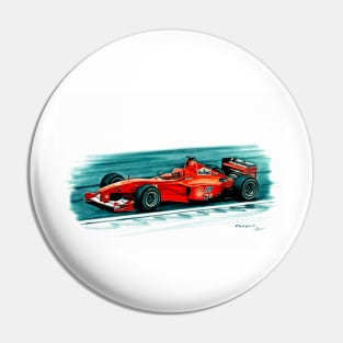 Michael Schumacher, 2000 Ferrari F1-2000 Pin