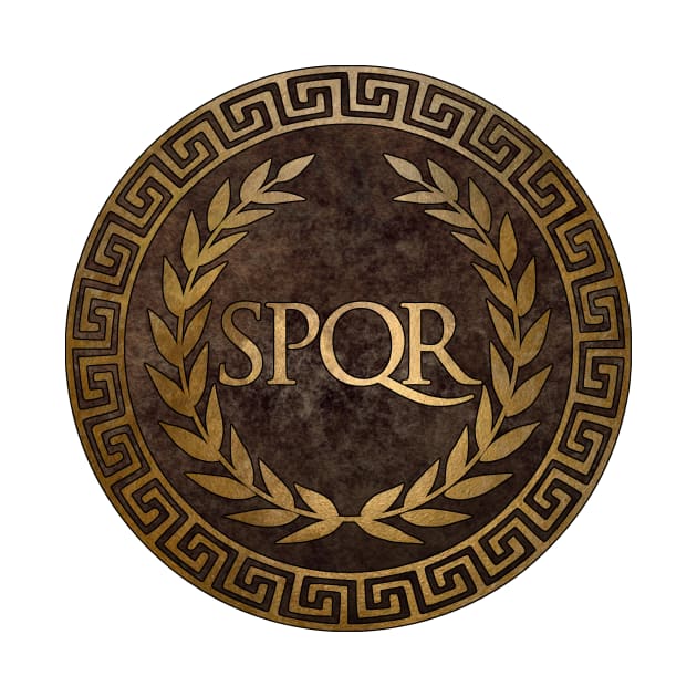 SPQR Symbol of Ancient Rome by AgemaApparel