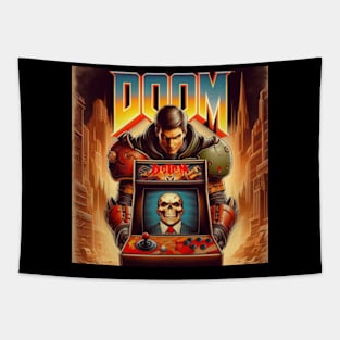 Doom the Arcade : Death Awaits Tapestry