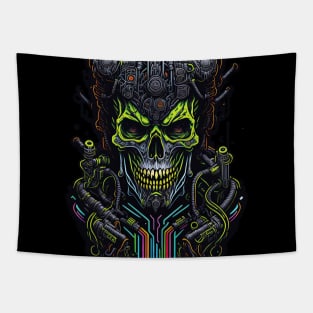 Cyborg Heads Tapestry