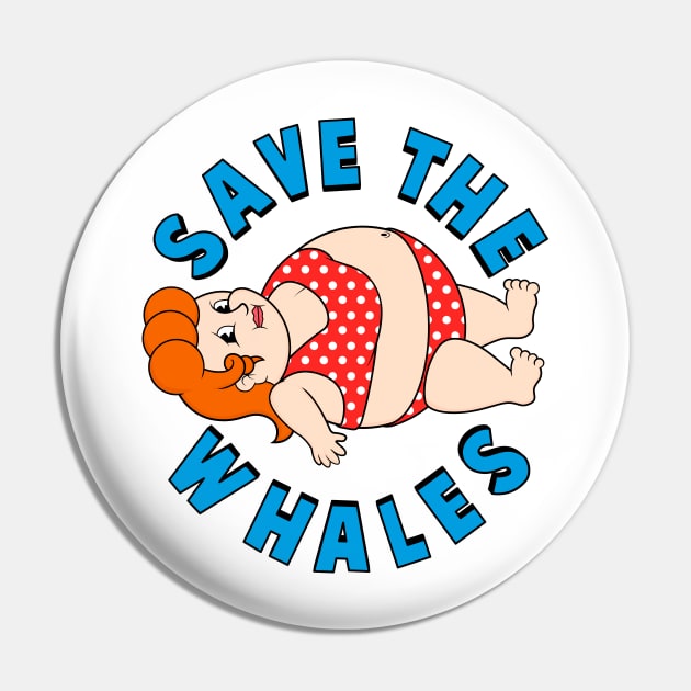 Save the Whales Pin by Woah_Jonny