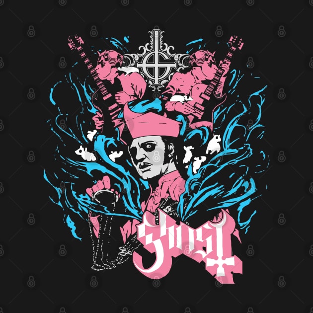 Ghost Retro Pink by Punk Fashion