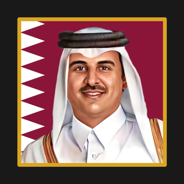 Sheikh Tamim bin Hamad al-Thani by omardakhane