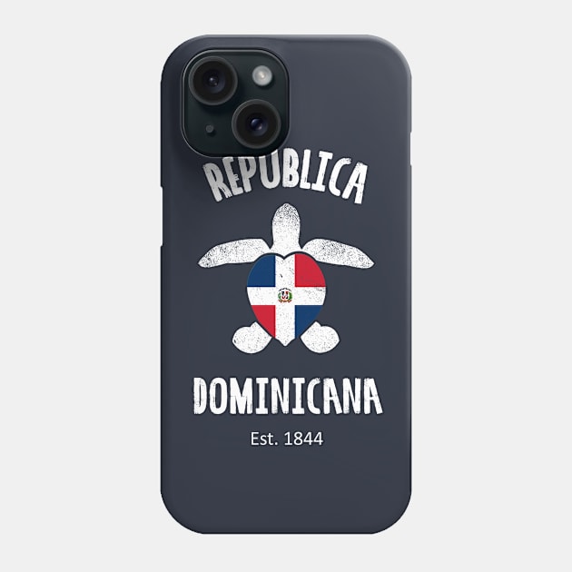 Dominican Republic Sea Turtle 1844 Phone Case by French Salsa