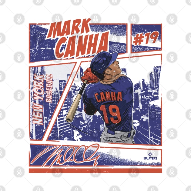 Mark Canha New York M Comic by ganisfarhan