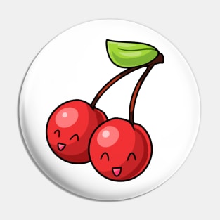 Kawaii cherries fruit Pin