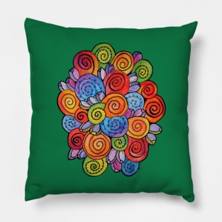 Rainbow Explosion Shells Pillow