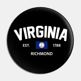 Virginia Collegiate Preppy Pin