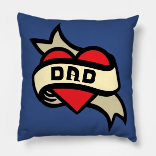 Dad Tattoo Pillow