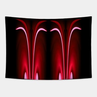 standing tall red and scarlet plant Tapestry