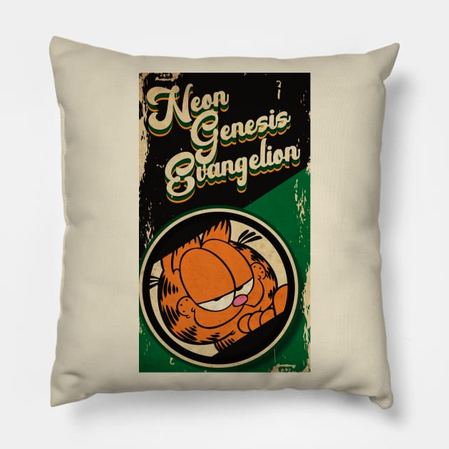 Neon Genesis Evangelion Vintage Pillow by CTShirts