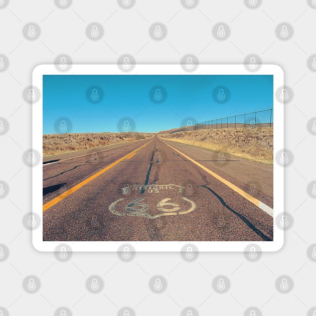 Historic Route 66 Las Vegas Nevada Magnet by BoogieCreates