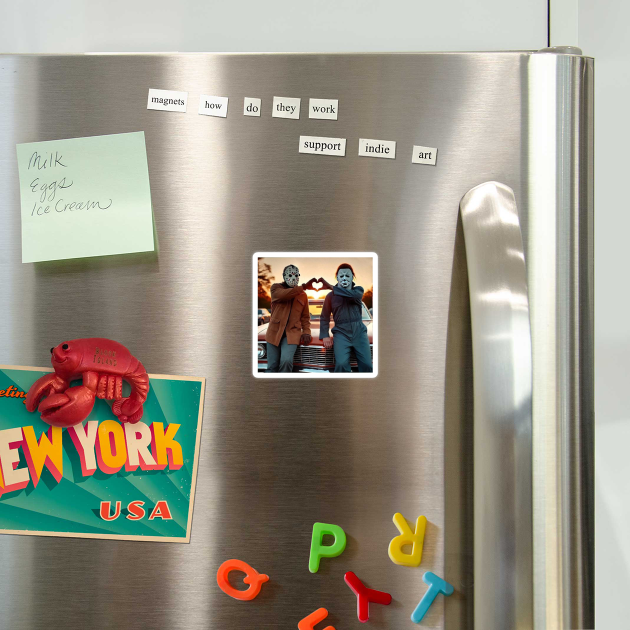 Michael and Jason Heart Hands Tshirts Funny Halloween M4112 by threeraccons1trenchcoat