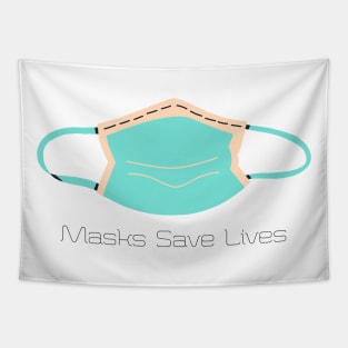 Masks save lives Tapestry