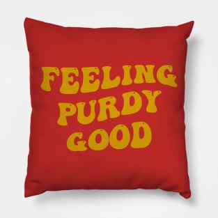 Feeling Purdy Good Pillow