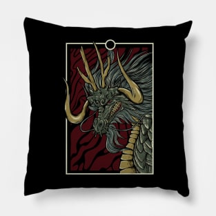 Mythical Beast Dragon Pirate Pillow