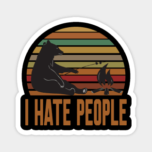 I hate people-funny christmas 2023 Magnet