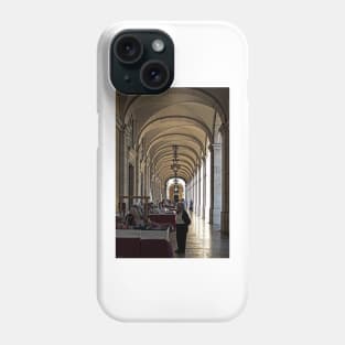 The Corridors Of Praca do Comercio - 2 © Phone Case