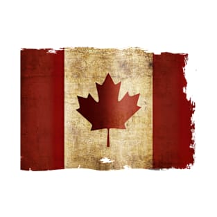 Flag of Canada / Grunge T-Shirt