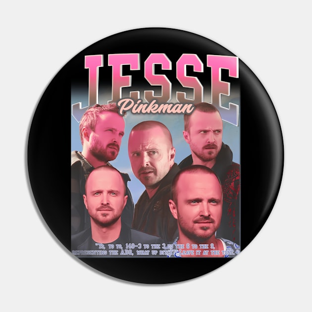 Jesse Pinkman Fan 90S Rap Jesse Pinkman Fan Bootleg Fan Pin by OrigamiOasis