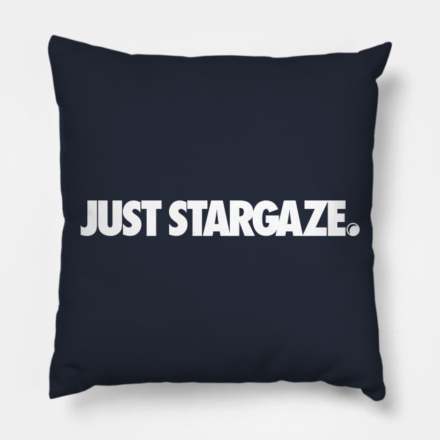Just Stargaze WHITE Pillow by JWDesigns