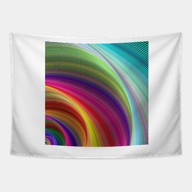 Vortex of colors Tapestry by DavidZydd