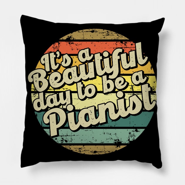 Pianist job gifts Pillow by SerenityByAlex