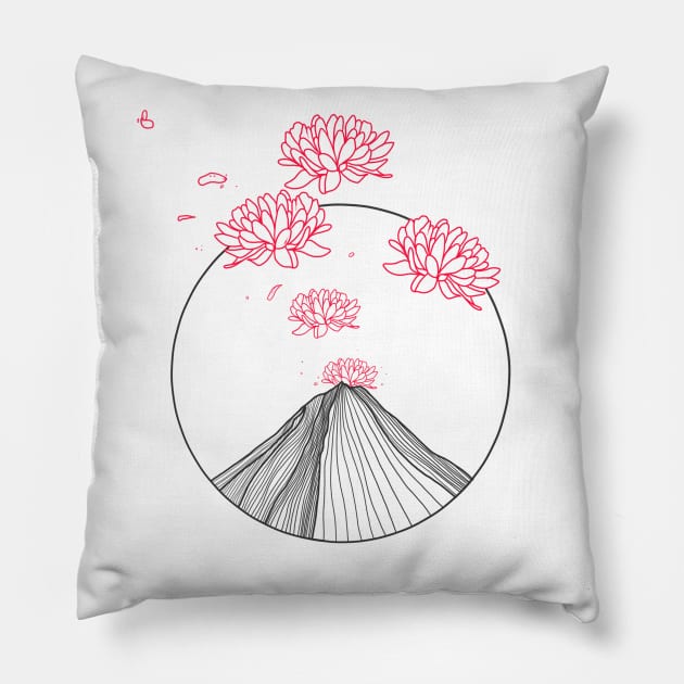 Volcano Pillow by cuadrado