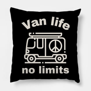 Van Life No Limits Pillow