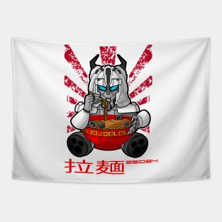 Kawaii Japanese anime ramen mecha Tapestry