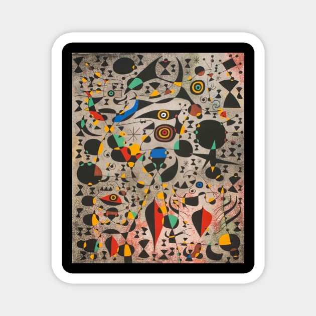 Joan Miro Magnet by marielaa69