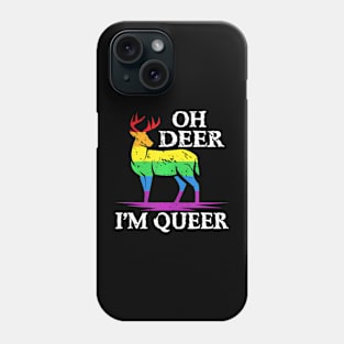 Oh Deer Im Queer Pride Month Lgbt Phone Case