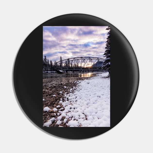 Snow Baubles on the Shoreline Pin by krepsher