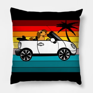 BEEP BEEP Mini and dog, paradise Pillow