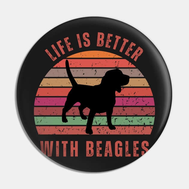 Life Is Better With Beagles Pin by chimmychupink