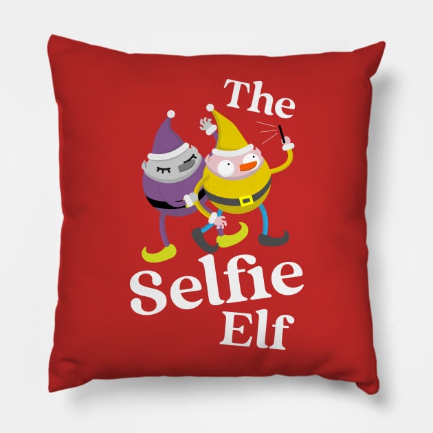 The Selfie Elf Pillow by Etopix