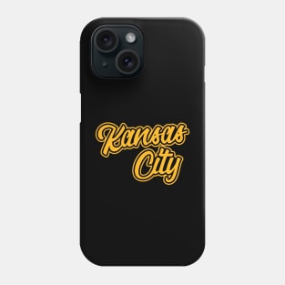 Vintage Kansas City Yellow Script For KCMO Locals Phone Case