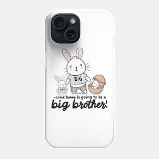 Big Brother Announcement Cute Bunny Family Design Phone Case