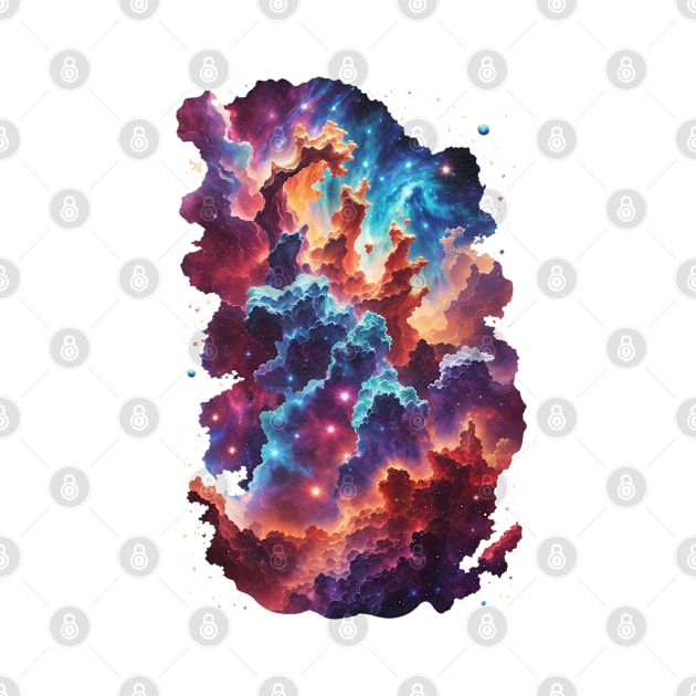 Cosmic Ballet: Nebula's Elegance in Pillars of Creation - cosmic by RhaNassim ★★★★★